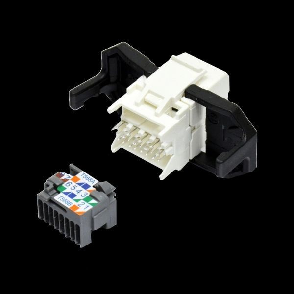 Corning FQ100020723 Модуль Keystone UTP RJ45 кат. 5e, белый, Corning 99-00006941 фото