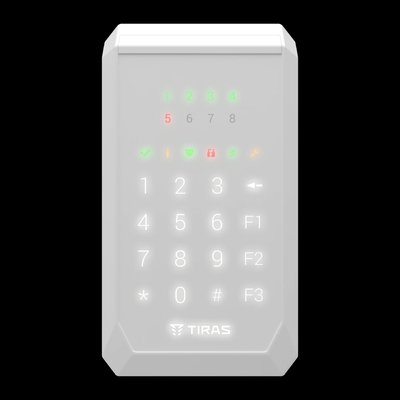 Tiras K-PAD8+(white) Клавіатура Тірас 99-00010046 фото