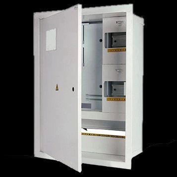 E.NEXT e.mbox.stand.w.f3.24.z Шкаф металлический, под 3-ф. счетчик, 24 встраиваемая мод. с замком 99-00015733 фото
