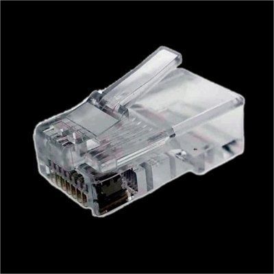 RJ45 UTP Коннектор проходного типа кат.5E (пачка 100 шт) 99-00013656 фото