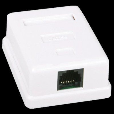 Kingda 1хRJ45 UTP Розетка комп'ютерна одинарна 99-00014513 фото