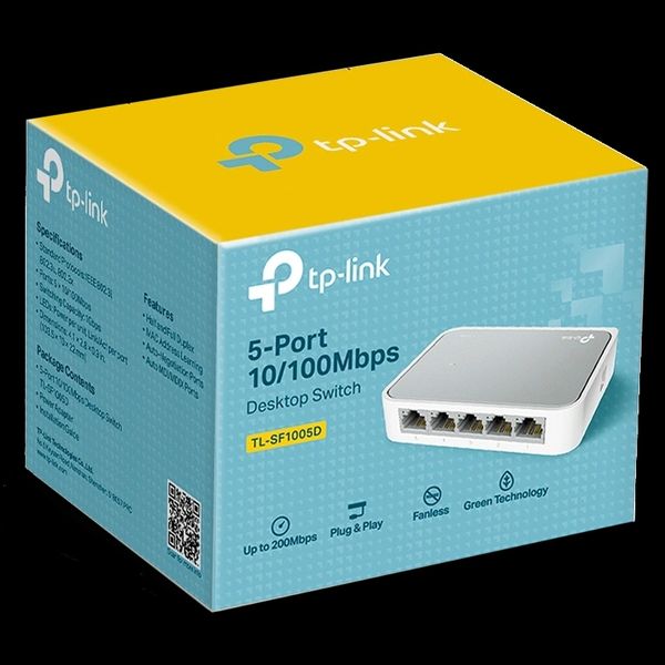 TP-Link TL-SF1005D 5-портовий настільний комутатор 10/100 Мбіт/с 99-00010935 фото