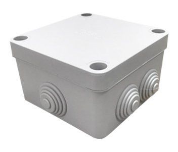 COURBI 100x100x50 серая Коробка розподільна з кабель-вводами 10000001070 фото