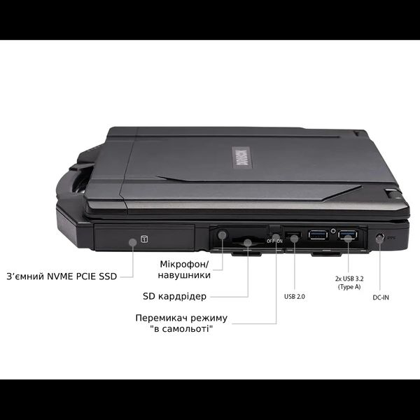 Durabook S14I 14FHD AG/Intel i3-1115G4/4/128F/int/W10P Ноутбук 99-00012327 фото