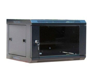 6U, 530х400х300 мм Шкаф, акриловое стекло, черный 99-00005327 фото