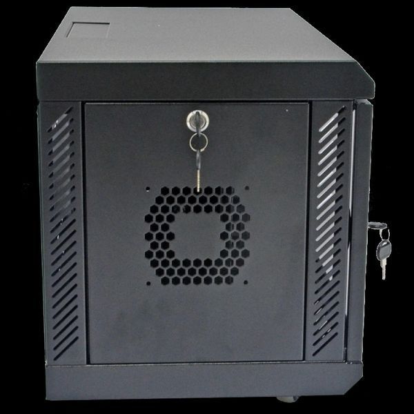 6U, 600х350х373 мм Шафа акрилове скло, чорна 99-00009978 фото