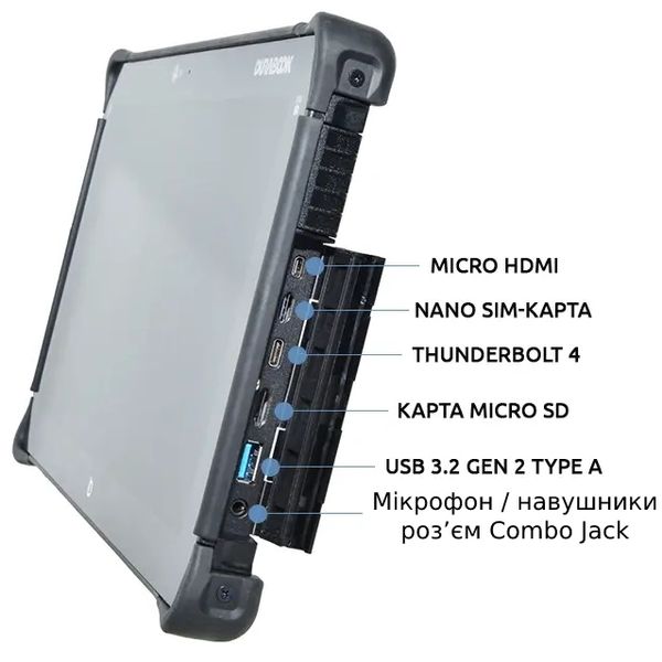 Durabook R11L 11.6FHD/Intel Pen-4417U/4/128/int/LTE/W10P Планшет 99-00012325 фото