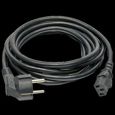 С13-CEE 7/7 Шнур живлення, 1.2 м, 1.5 мм2 99-00009700 фото