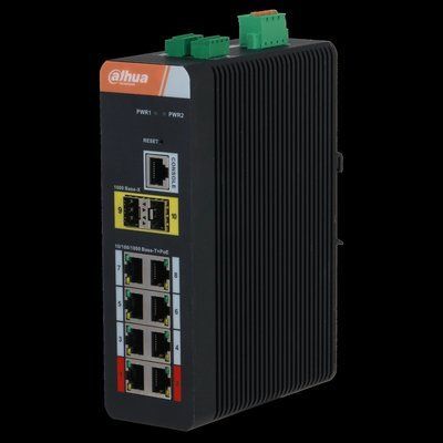 DH-PFS4210-8GT-DP 10-портовий гігабітний промисловий комутатор з 8-портовим PoE 99-00011083 фото