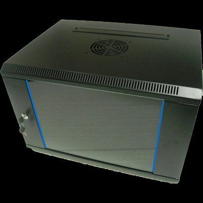 Hypernet WMNC66-15U-FLAT-AC-BLACK Шкаф коммутационный настенный 15U 600x600 разборный черный 99-00010342 фото