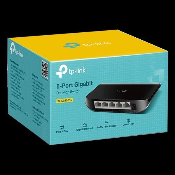 TP-Link TL-SG1005D 5-портовий гігабітний настільний комутатор 99-00010936 фото
