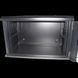 Hypernet WMNC66-12U-FLAT-AC-BLACK Шкаф коммутационный настенный 12U 600x600 разборный черный 99-00010341 фото 2