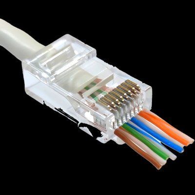 Kingda UTP RJ45 кат. 6 (100шт.) Коннектор со сквозными отверстиями 99-00014975 фото
