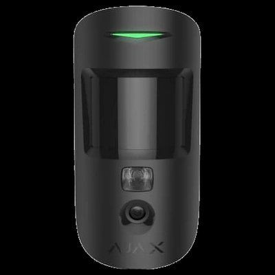 Ajax&nbsp;MotionCam&nbsp;S&nbsp;(PhOD)&nbsp;Jeweller&nbsp;(8PD)&nbsp;black Бездротовий сповіщувач руху з функціями фотоверифікації тривог, фото за запитом і сценарієм 99-00014682 фото
