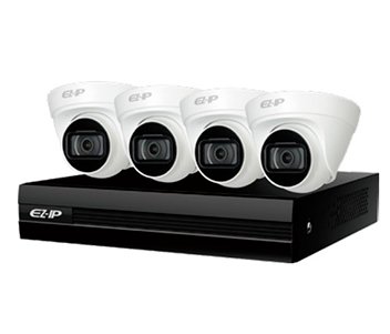 EZIP-KIT/NVR1B04HC-4P/E/4-T1B20 Комплект видеонаблюдения Dahua 99-00001542 фото