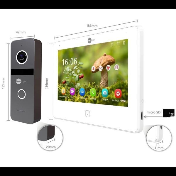 NeoLight NeoKIT IP Pro WF 7 IP-комплект видеодомофона 99-00013996 фото
