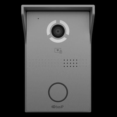 Bas-IP&nbsp;AV-03BD&nbsp;silver IP вызывная панель со считывателем UKEY для IP-домофонов 99-00009104 фото