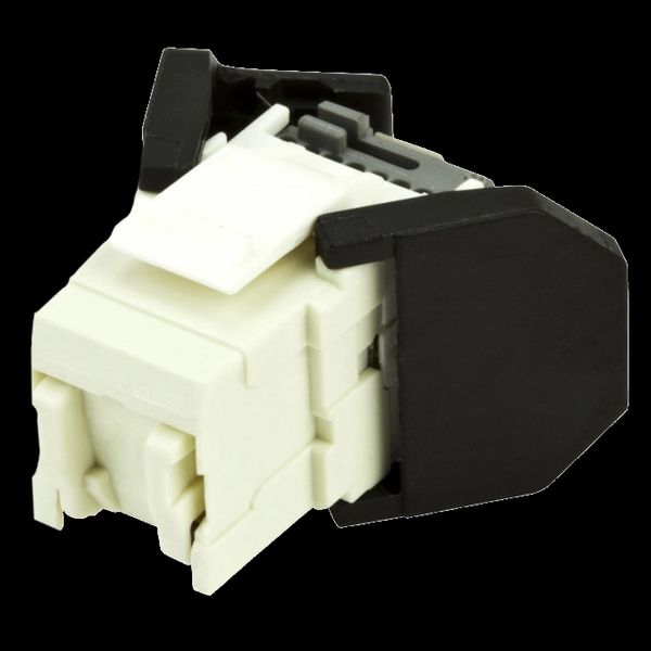 Corning FQ100027173 Модуль Keystone UTP RJ45 кат. 5e, черный 99-00006942 фото