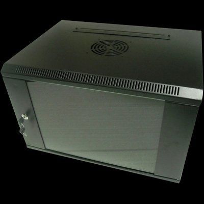 Hypernet WMNC-9U-FLAT-AC-BLACK Шкаф коммутационный настенный 9U 600x450 99-00010175 фото