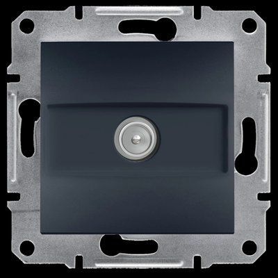 Schneider Electric Asfora EPH3200171 TV РОЗЕТКА КОНЕЧНАЯ АНТРАЦИТ 99-00013741 фото