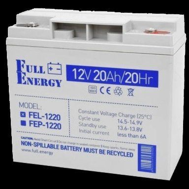 Full Energy FEL-1220 Аккумулятор гелевой 12В 20 А&bull;ч для ИБП 99-00009117 фото
