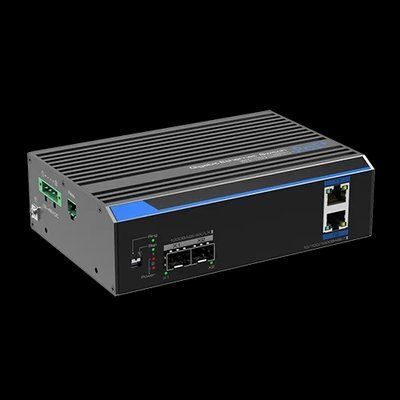 UTP7202GE-POE Промышленный 2-портовый неуправляемый коммутатор Gigabit+2*SFP (12-48 В) 99-00008153 фото