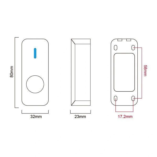 NO TOUCH SEVEN K-7497NDW Кнопка (Безконтактна, герметична) 99-00005890 фото
