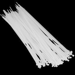 Courbi 370х4,8 (100шт) Хомут білий 99-00006782 фото