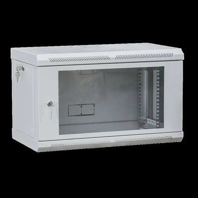 VAGO TC Шкаф телекоммуникационный 19", настенный 9U (505х600х600) дверь акрил, серый 99-00008730 фото