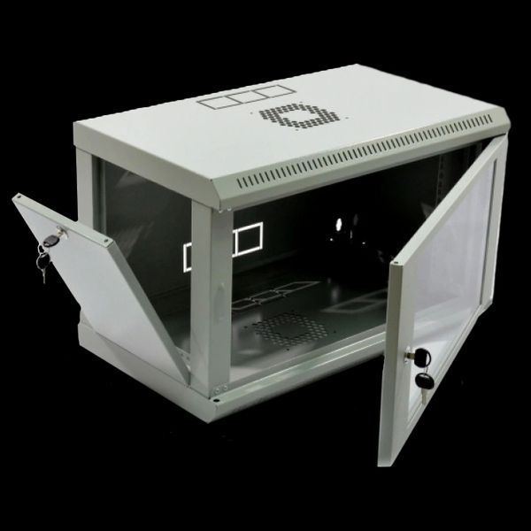 19" 6U Шкаф, 600x350x373мм (Ш*Г*В), эконом,акриловое стекло, серый 99-00009654 фото