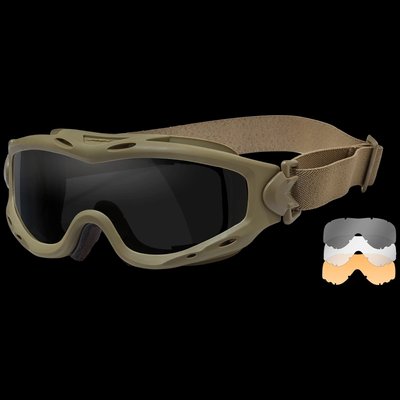 Wiley X SPEAR Dual Сірі/Прозорі/Помаранчеві лінзи Захисні балістичні окуляри 99-00010712 фото