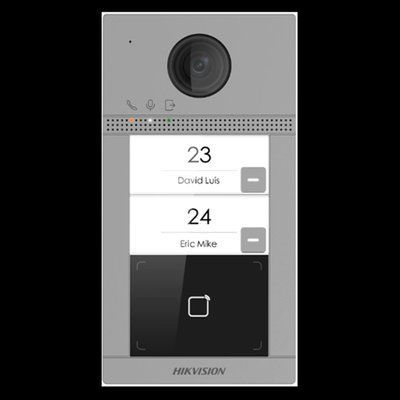 DS-KV8213-WME1/Flush(B) 2 Мп IP вызывная панель на 2 абонента c ИК подсветкой и Wi-Fi 99-00007576 фото