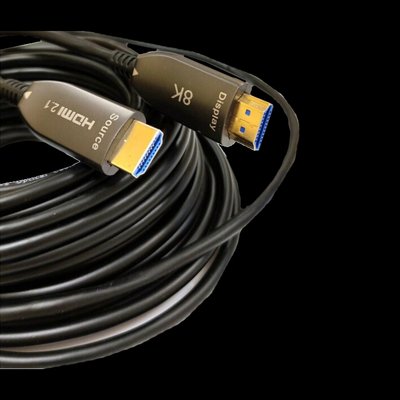 HDMI 2.1 патчкорд 10м з передачею сигналу 8K UHD 48 Gbps по оптичному кабелю (AOC) 99-00008354 фото