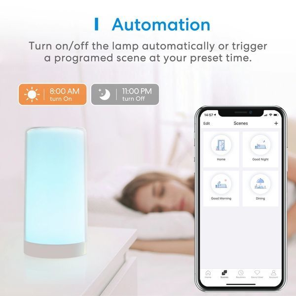 Meross MSL430HK(EU) Розумна настільна WiFi лампа Ambient Light 99-00014793 фото