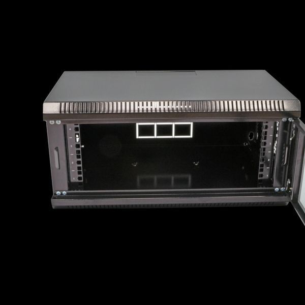 Шкаф 4U, 530х400х300 мм, акрилове скло, чорний(5404B) 99-00008051 фото