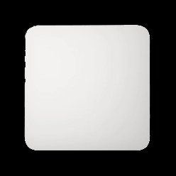 Ajax&nbsp;SoloButton&nbsp;(1-gang/2-way)&nbsp;[55]&nbsp;white Кнопка для одноклавішного чи прохідного вимикача 99-00012187 фото