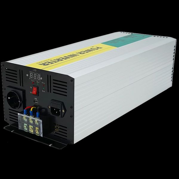 RITAR RSCU-4000 Інвертор напруги 12V/220V, 4000W з правильною синусоїдою 99-00015864 фото