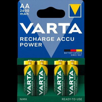 VARTA PROF ACCU AA 2600mAh BLI 4 NI-MH Акумулятор 99-00009609 фото