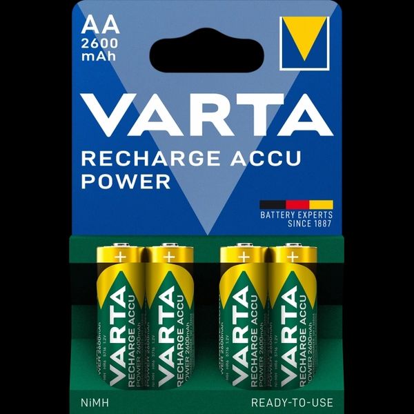 VARTA PROF ACCU AA 2600mAh BLI 4 NI-MH Акумулятор 99-00009609 фото