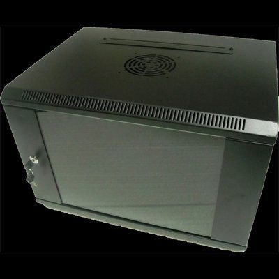 Hypernet WMNC-15U-FLAT-AC-BLACK Шкаф коммутационный настенный 15U 600x450 разборный 99-00013819 фото