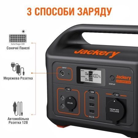 Jackery&nbsp;Explorer&nbsp;500EU Зарядная&nbsp;станция 99-00011704 фото