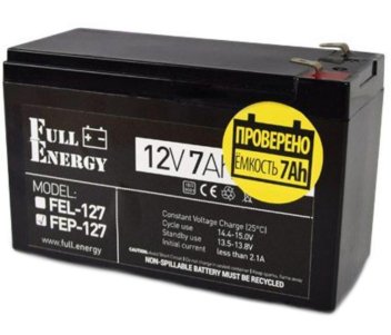 Full Energy FEP-127 Акумулятор 12В 7 Ач для ДБЖ 99-00011889 фото