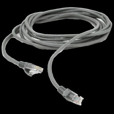 Патч-корд RITAR литий, UTP, RJ45, Cat.5e, 1m, сірий, Cu (мідь) Q500(PCR-CU/1G) 99-00005435 фото
