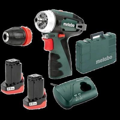 Metabo&nbsp;PowerMaxx&nbsp;BS&nbsp;Quick&nbsp;Basic&nbsp;(600156500) Акумуляторний&nbsp;дриль-шурупокрут 99-00015328 фото